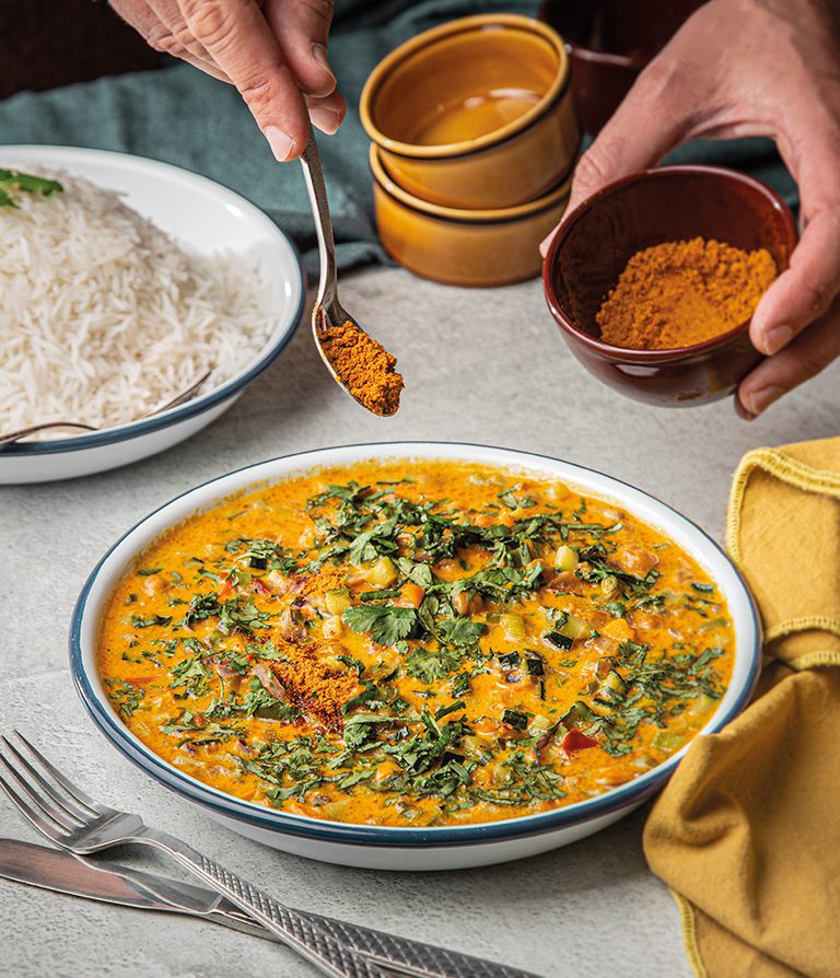 Curry de légumes printaniers